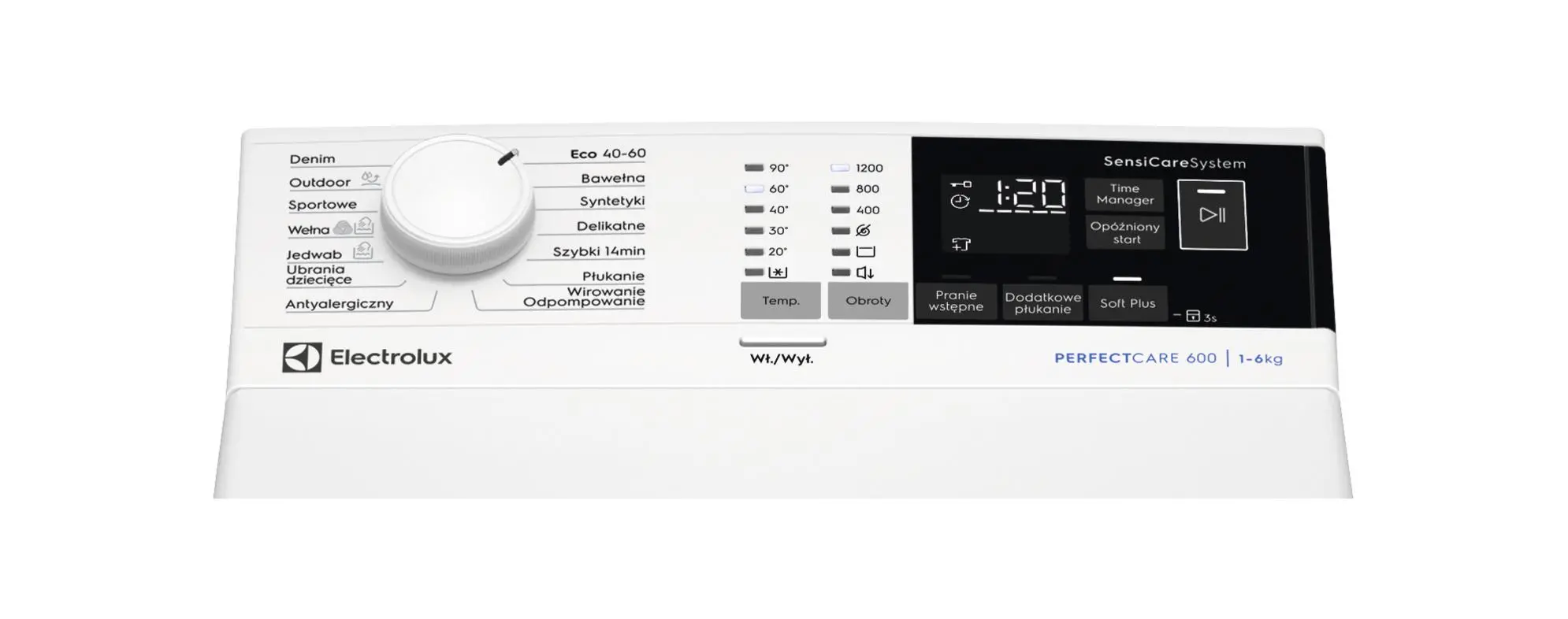 Pralka Electrolux 600 SensiCare EW6TN14262P 6kg 1200obr/min