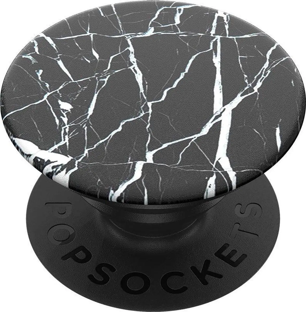 Ring do telefonu Popsockets Black Marble