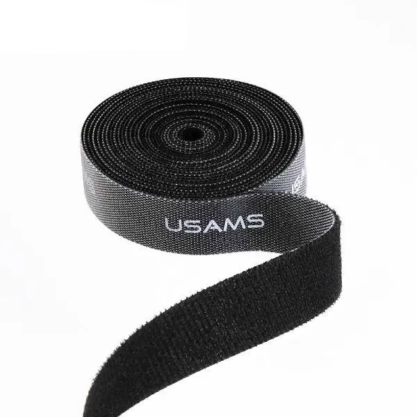 Organizer kabli USAMS US-ZB060 Velcro 5m Czarny