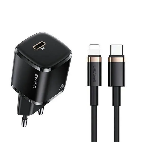 Ładowarka sieciowa USAMS T36 US-CC124 20W + kabel Lightining