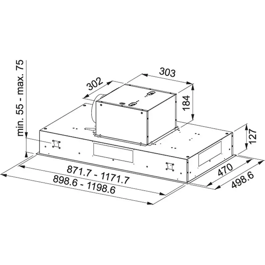 Okap Franke Maris Ceiling FCBI 926 WH Biały