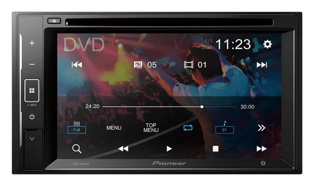 Pioneer AVH-A240BT z DVD/CD/USB 6,2" 4x50W Bluetooth