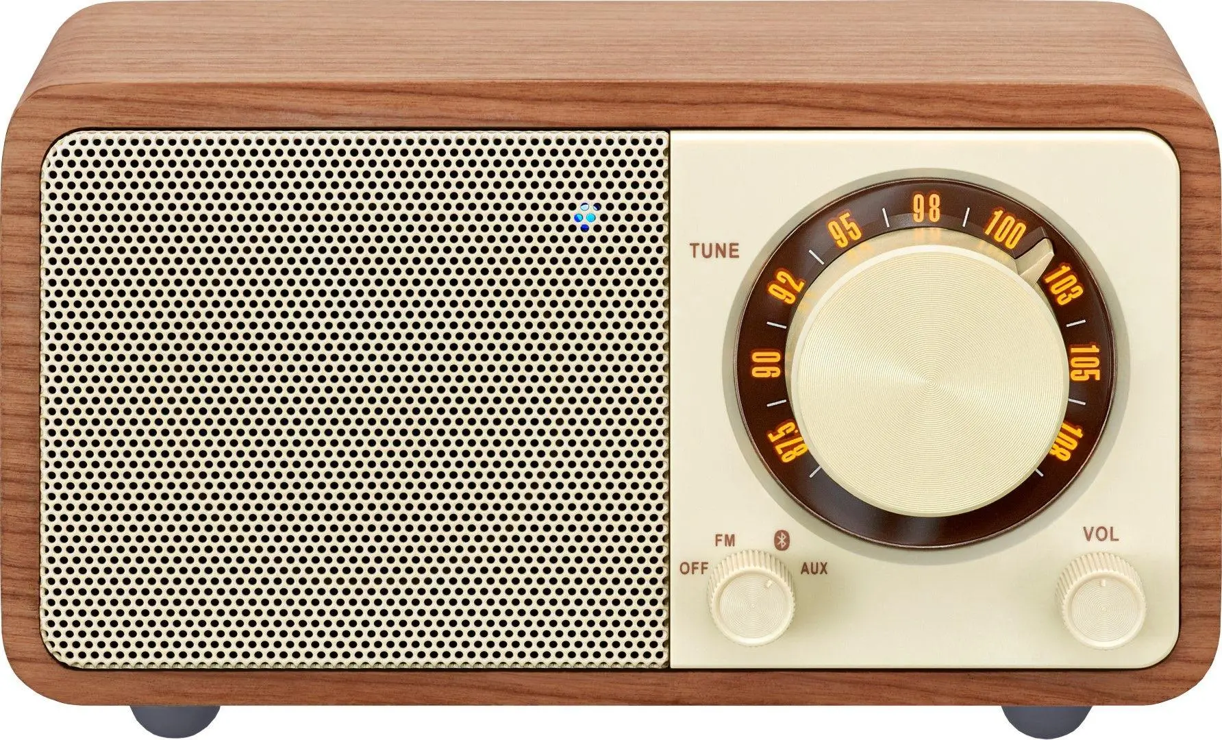 Radioodbiornik Sangean GENUINE MINI WR-7 Radio FM Bluetooth Orzech