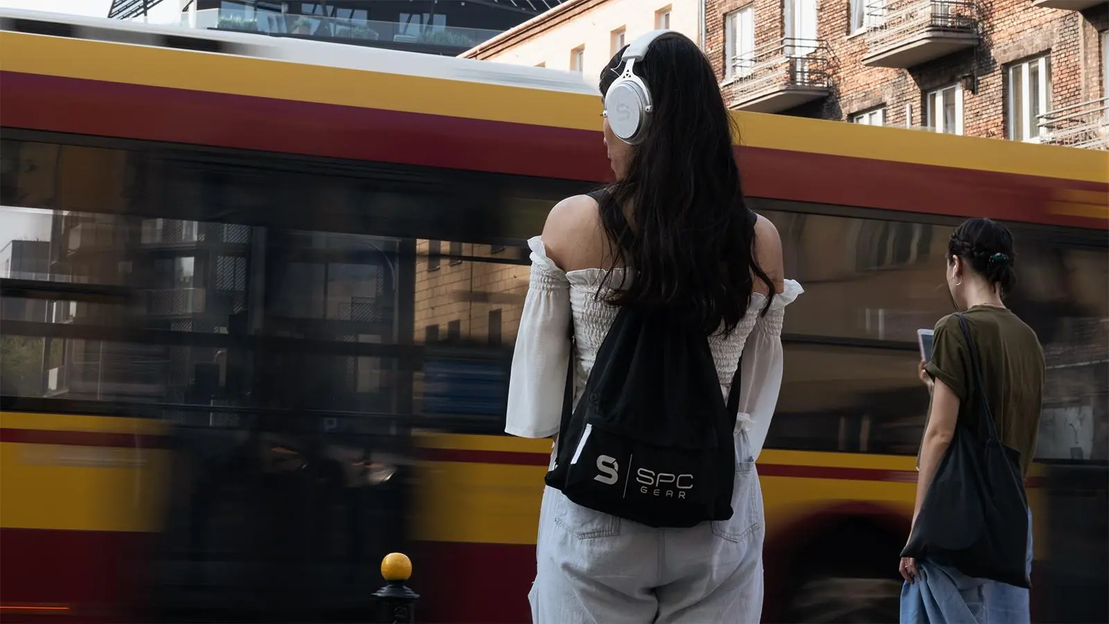 Plecak na laptopa SPC Gear Drawstring Accessory Bag Czarny
