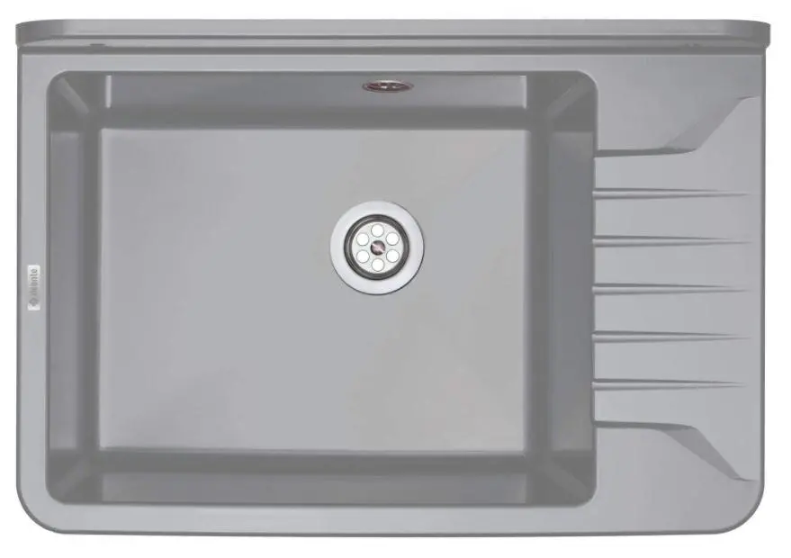 Zlewozmywak Deante Garden ZYT 311A Granitowy Szary