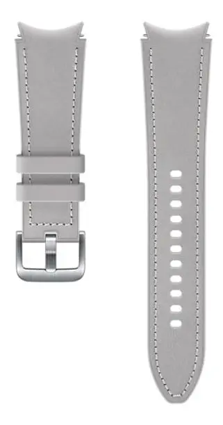Pasek Samsung Hybrid Leather 20mm M/L Srebrny