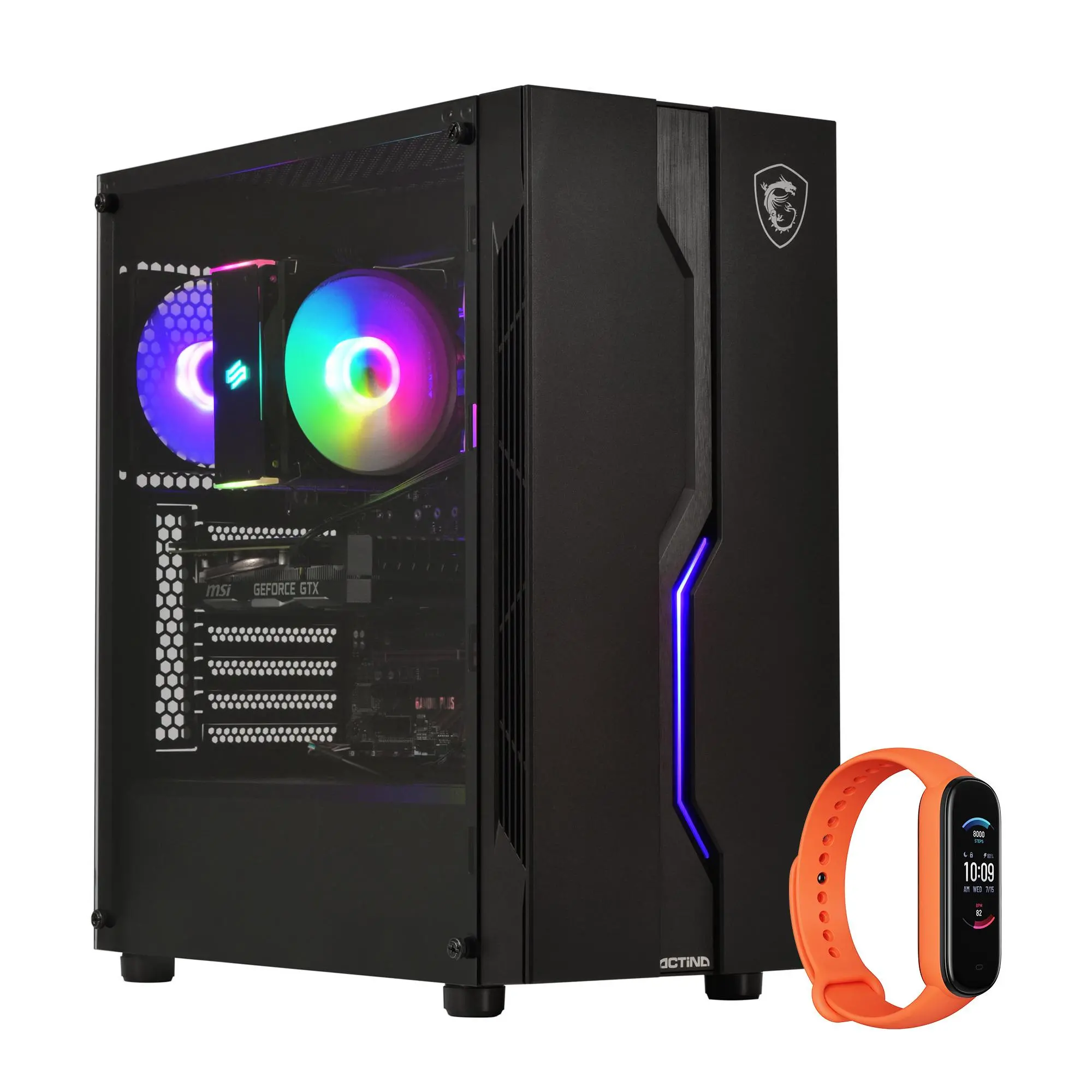 Komputer gamingowy Actina R5 3600 16GB RAM 512GB Dysk SSD GTX1660Ti