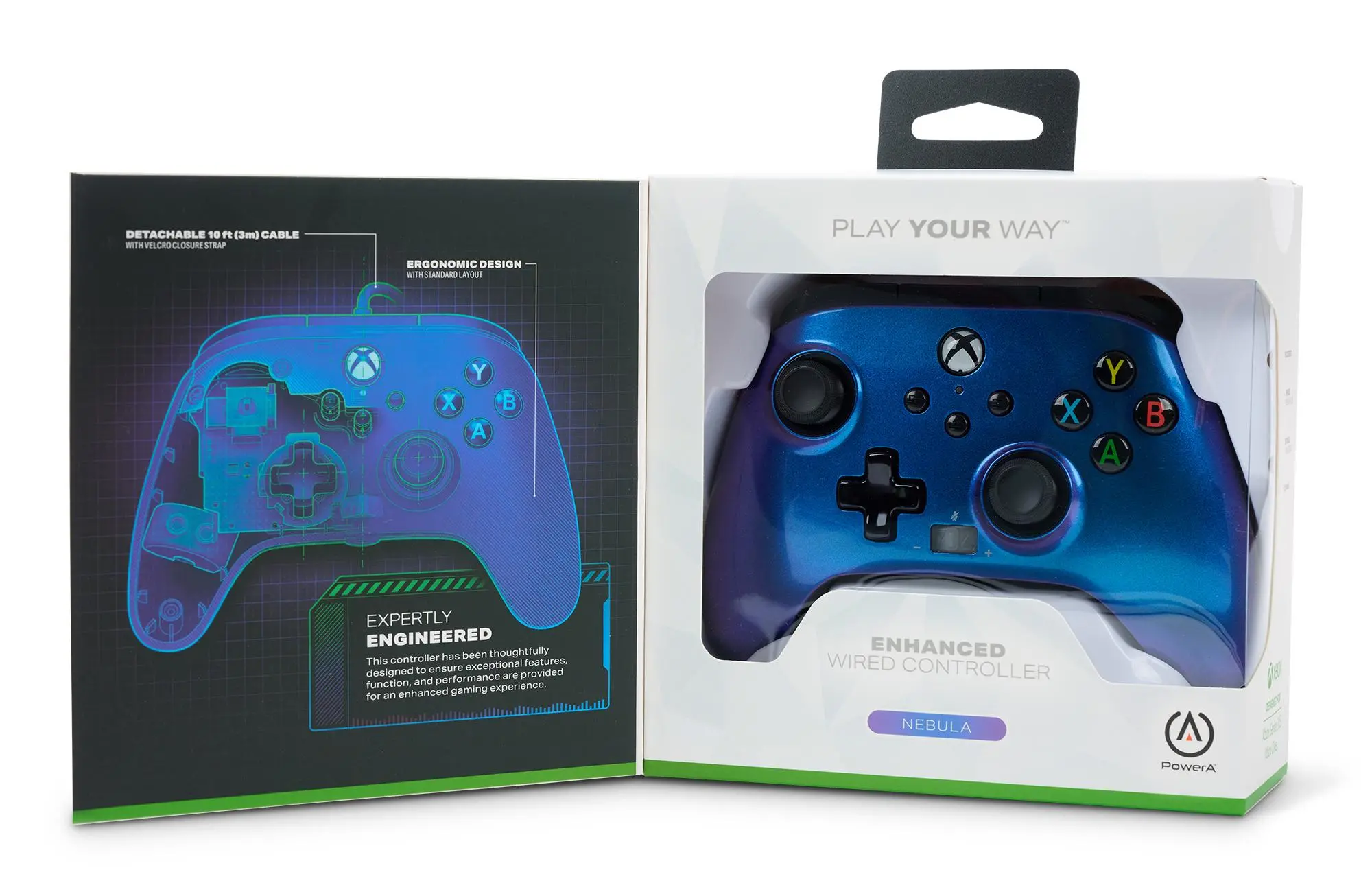 Pad PowerA Enhanced Nebula V2 do Xbox Series X/S, Xbox One, PC Przewodowy