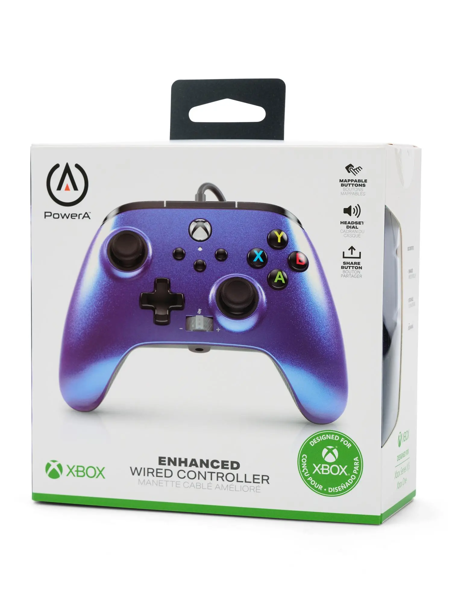 Pad PowerA Enhanced Nebula V2 do Xbox Series X/S, Xbox One, PC Przewodowy