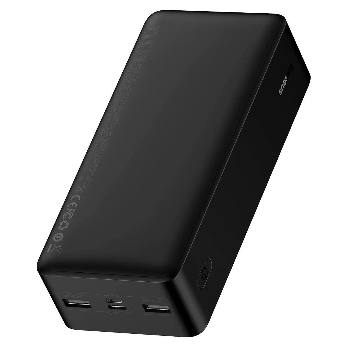 Powerbank Baseus PPBD050201 Bipow 30000mAh 2xUSB USB-C 15W Czarny