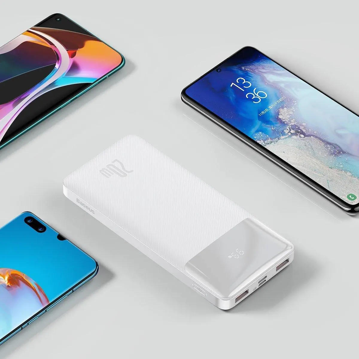 Powerbank Baseus PPDML-L02 Bipow 10000mAh 2xUSB USB-C 20W Biały