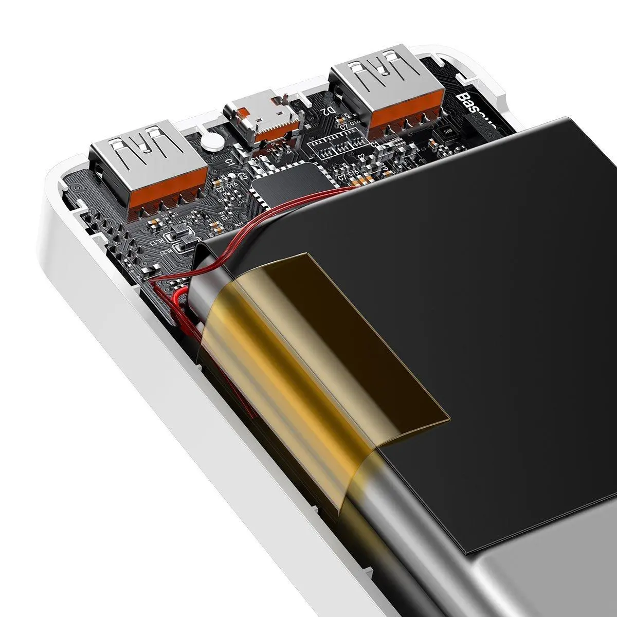 Powerbank Baseus PPDML-L02 Bipow 10000mAh 2xUSB USB-C 20W Biały