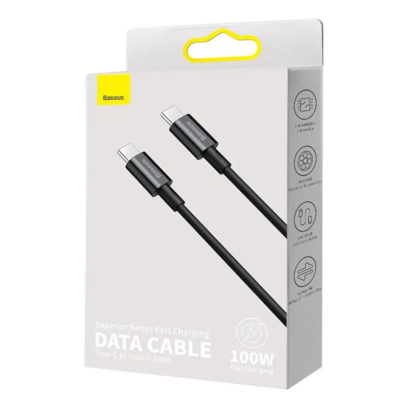 Kabel Baseus Superior Series 100W Czarny