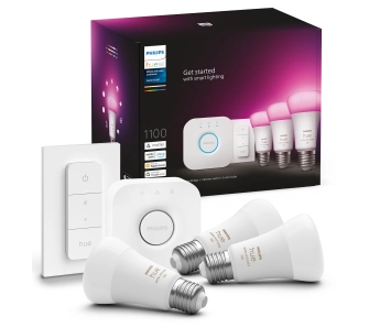Żarówka LED Philips Hue White and Colour Ambiance E27 3 szt. Zestaw startowy