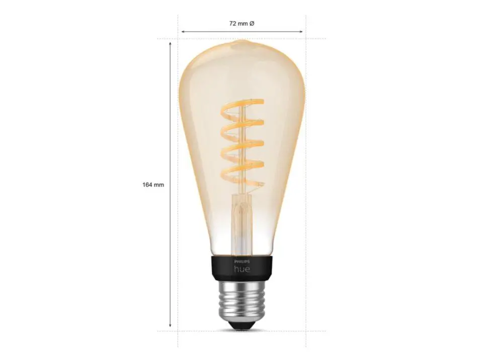 Żarówka LED Philips Hue White Ambiance Filament Edison ST72 E27 1 szt.