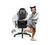 Fotel Huzaro Ranger 6.0 Mesh Dla dzieci do 130kg Tkanina Szary