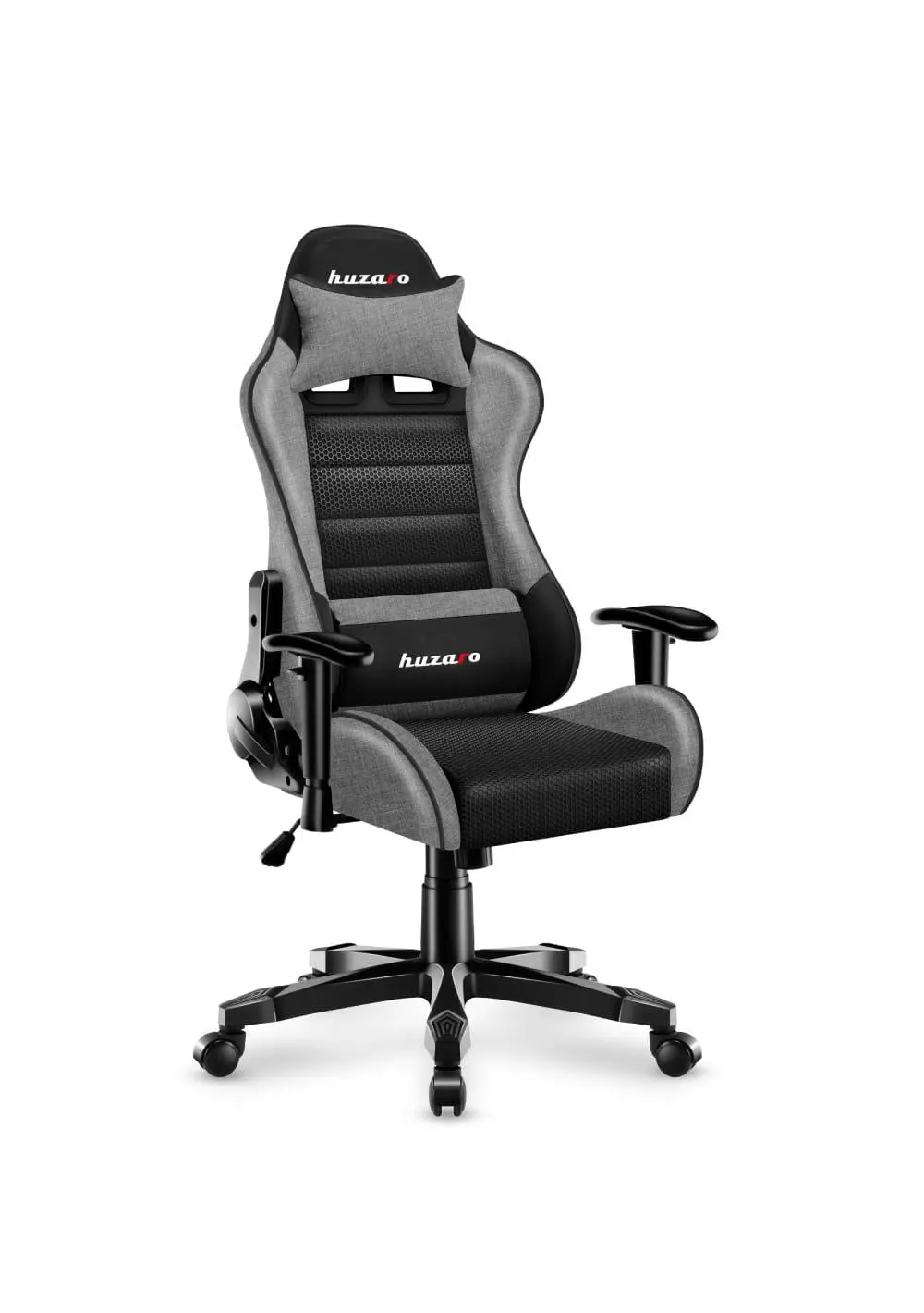 Fotel Huzaro Ranger 6.0 Mesh Dla dzieci do 130kg Tkanina Szary