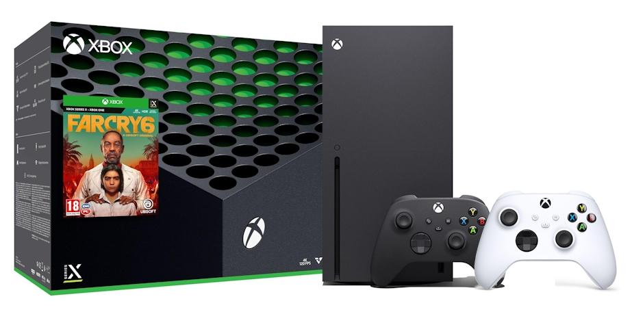 Konsola Xbox Series X + Far Cry 6 + dodatkowy pad (biały)