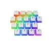 Klawiatura SPC Gear KC104 Pudding Onyx White DBL Shot PBT Biały