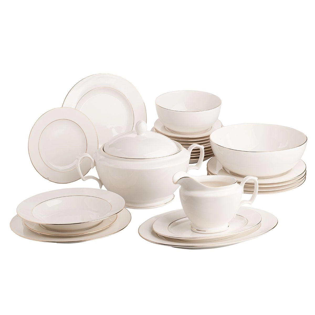 Zestaw obiadowy MariaPaula Złota Linia 24 elementy