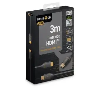 Kabel HDMI Reinston EK031 HDMI 8K 3m Czarny