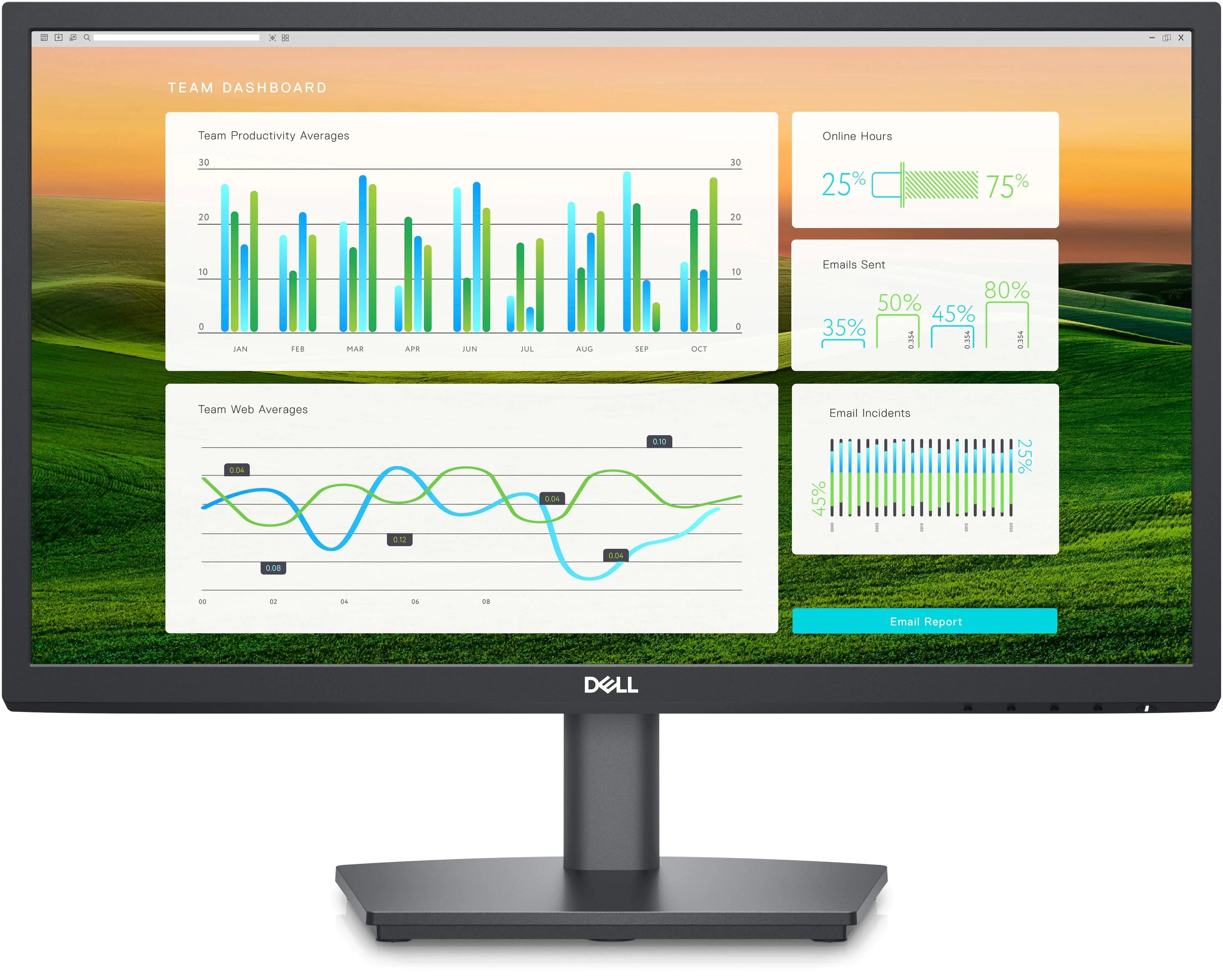 Monitor Dell E2222HS 22" Full HD VA 60Hz 5ms