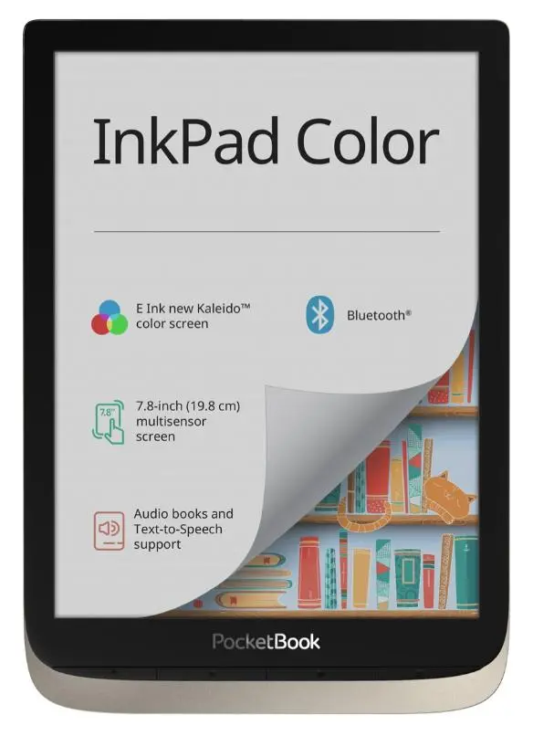 Czytnik E-booków Pocketbook InkPad Color 7,8" 16GB WiFi Srebrny