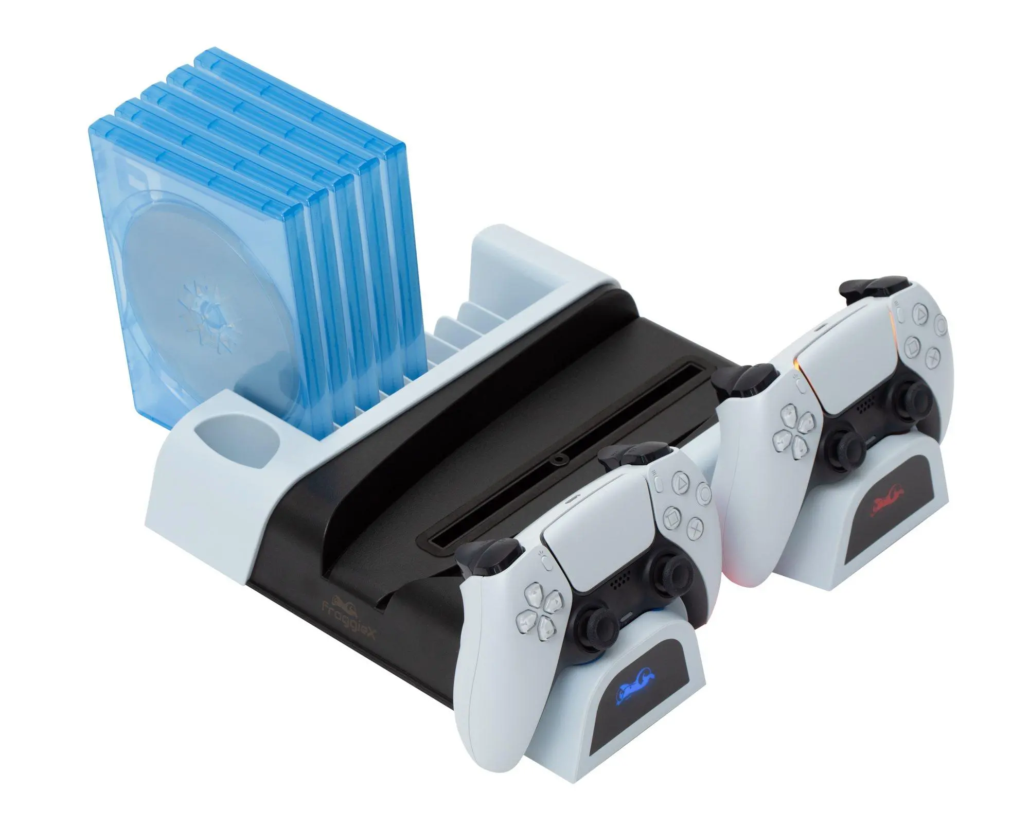 Podstawka FroggieX FX-P5-C3-W stacja wielofunkcyjna do PS5