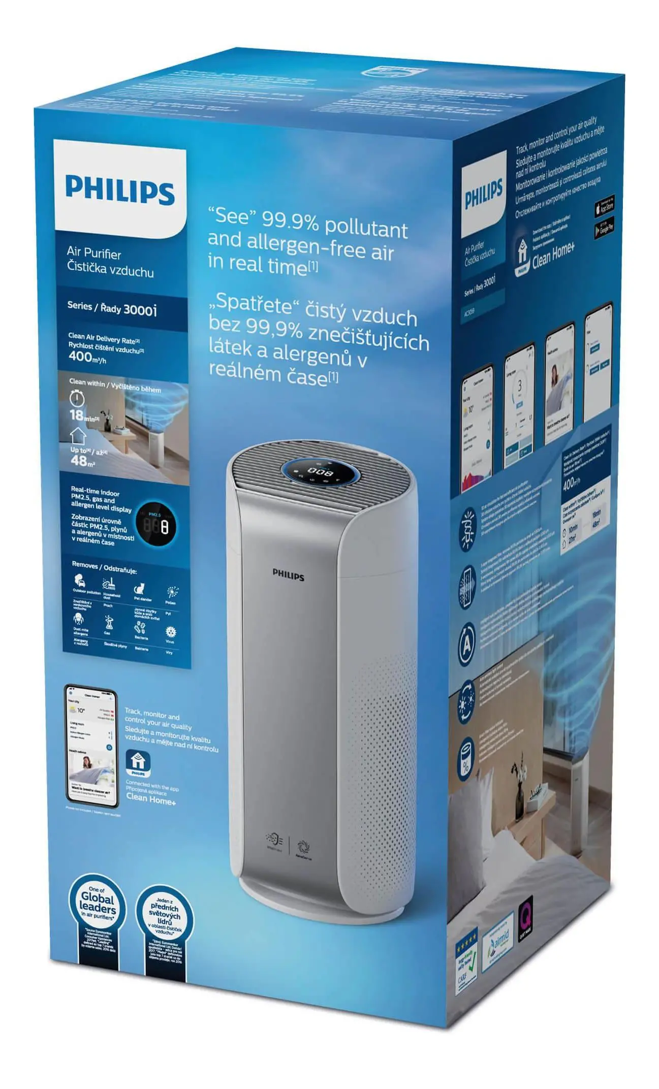 Oczyszczacz powietrza Philips Dual Scan AC3059/51