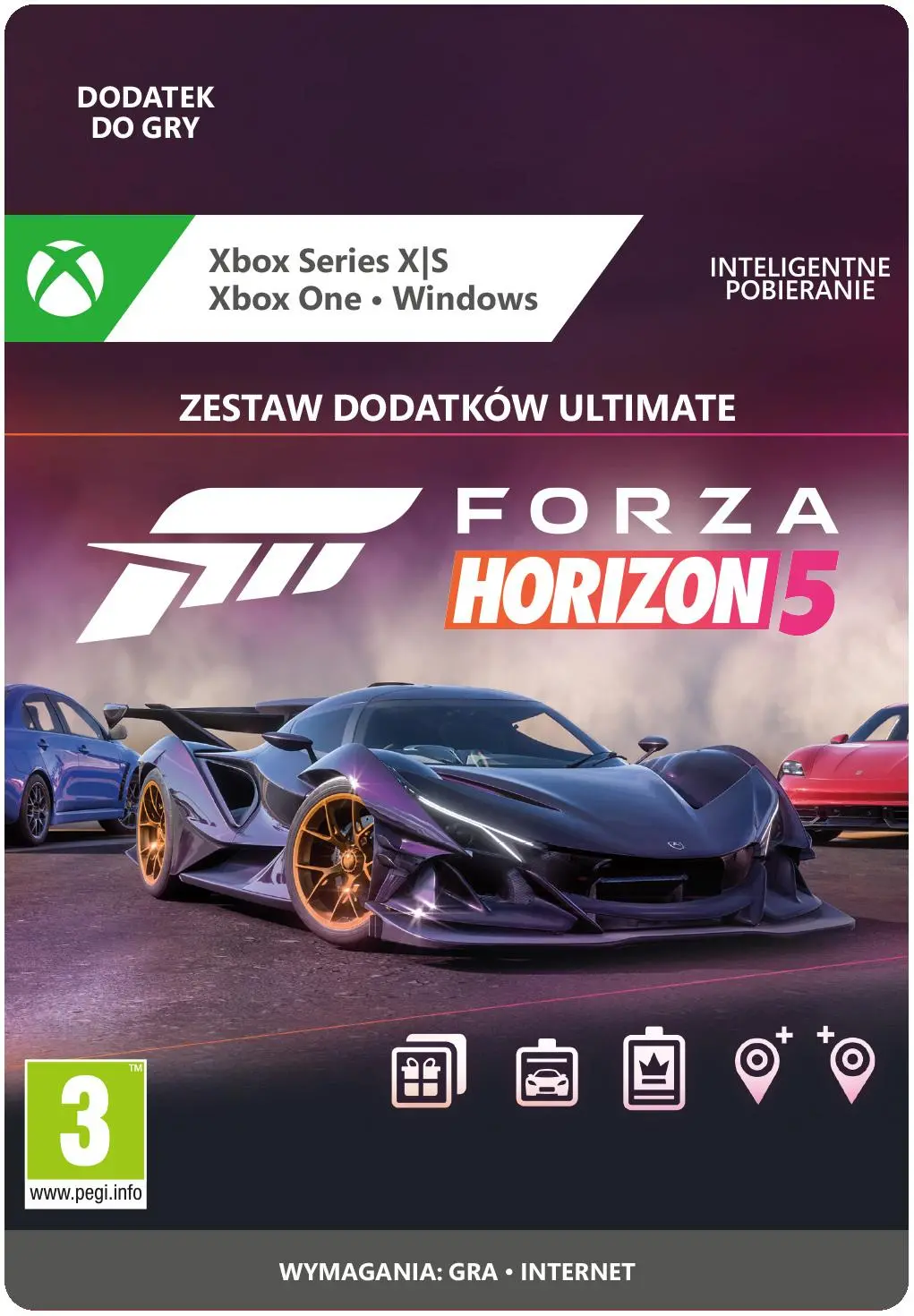 Forza Horizon 5 - Zestaw dodatków Premium [kod aktywacyjny] Xbox One / Xbox Series / Windows
