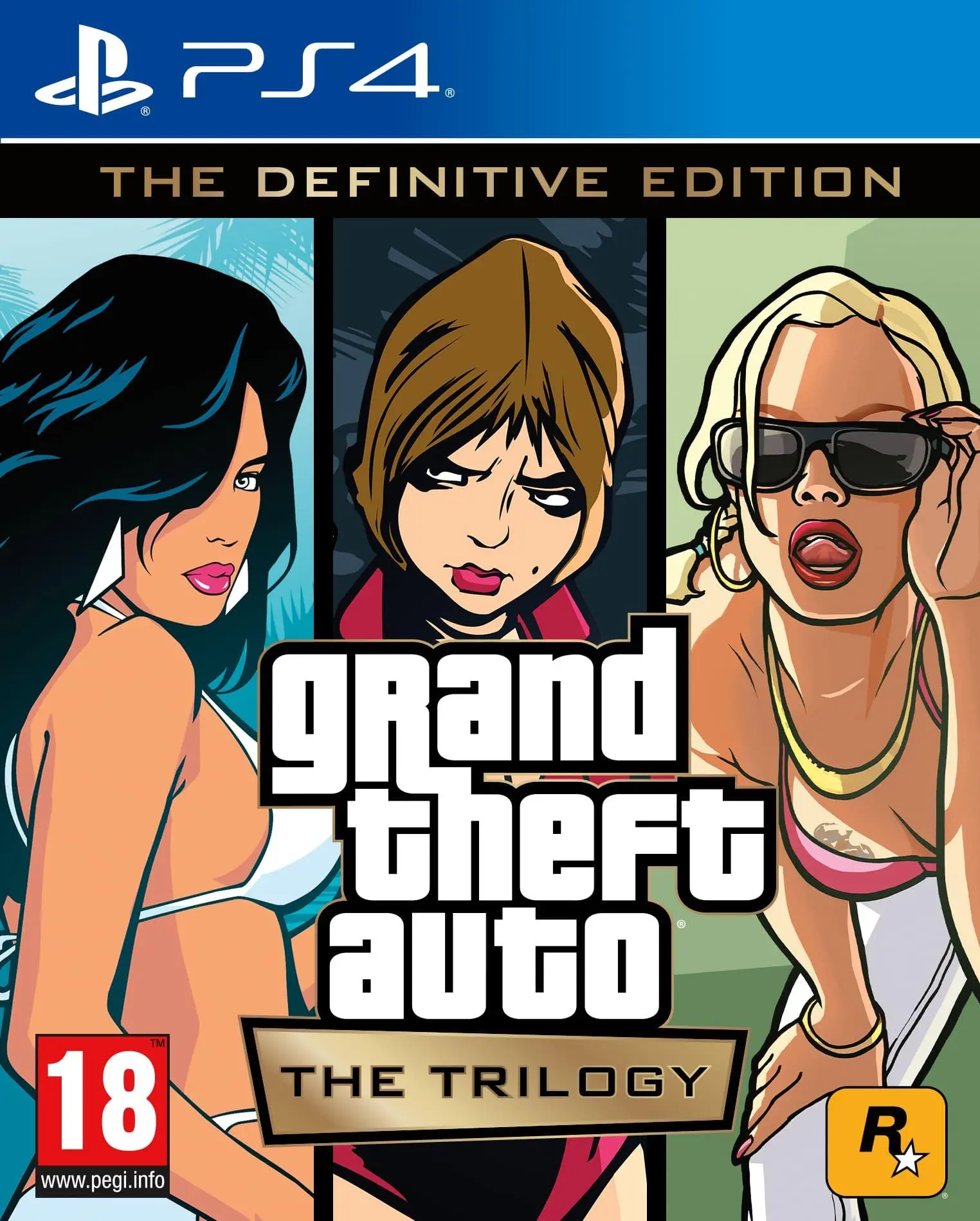 Grand Theft Auto: The Trilogy The Definitive Edition Gra na PS4 (Kompatybilna z PS5)