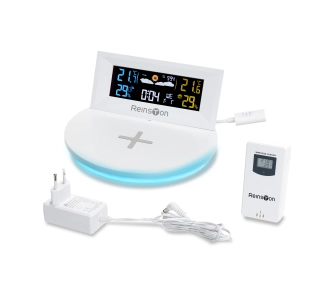 Stacja pogody Reinston ESPOG06 z ładowarką indukcyjną