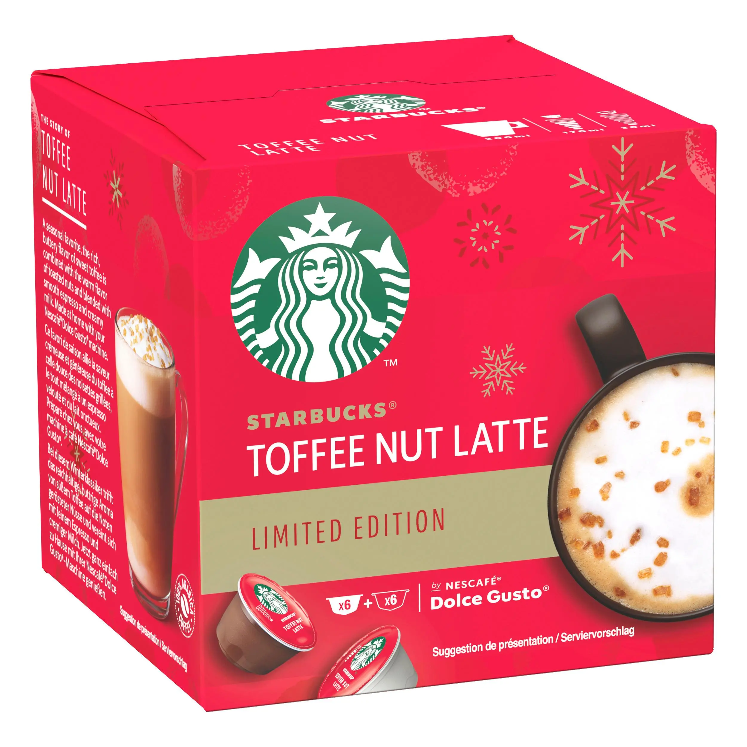 Kapsułki Starbucks Nescafe Dolce Gusto Toffee Nut Latte 12szt.