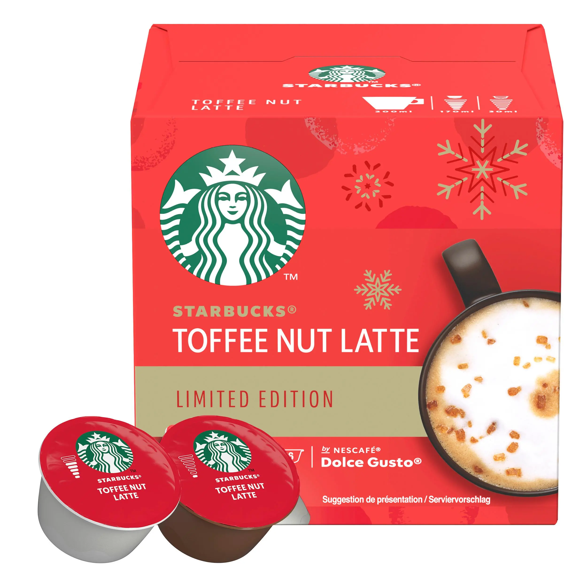 Kapsułki Starbucks Nescafe Dolce Gusto Toffee Nut Latte 12szt.