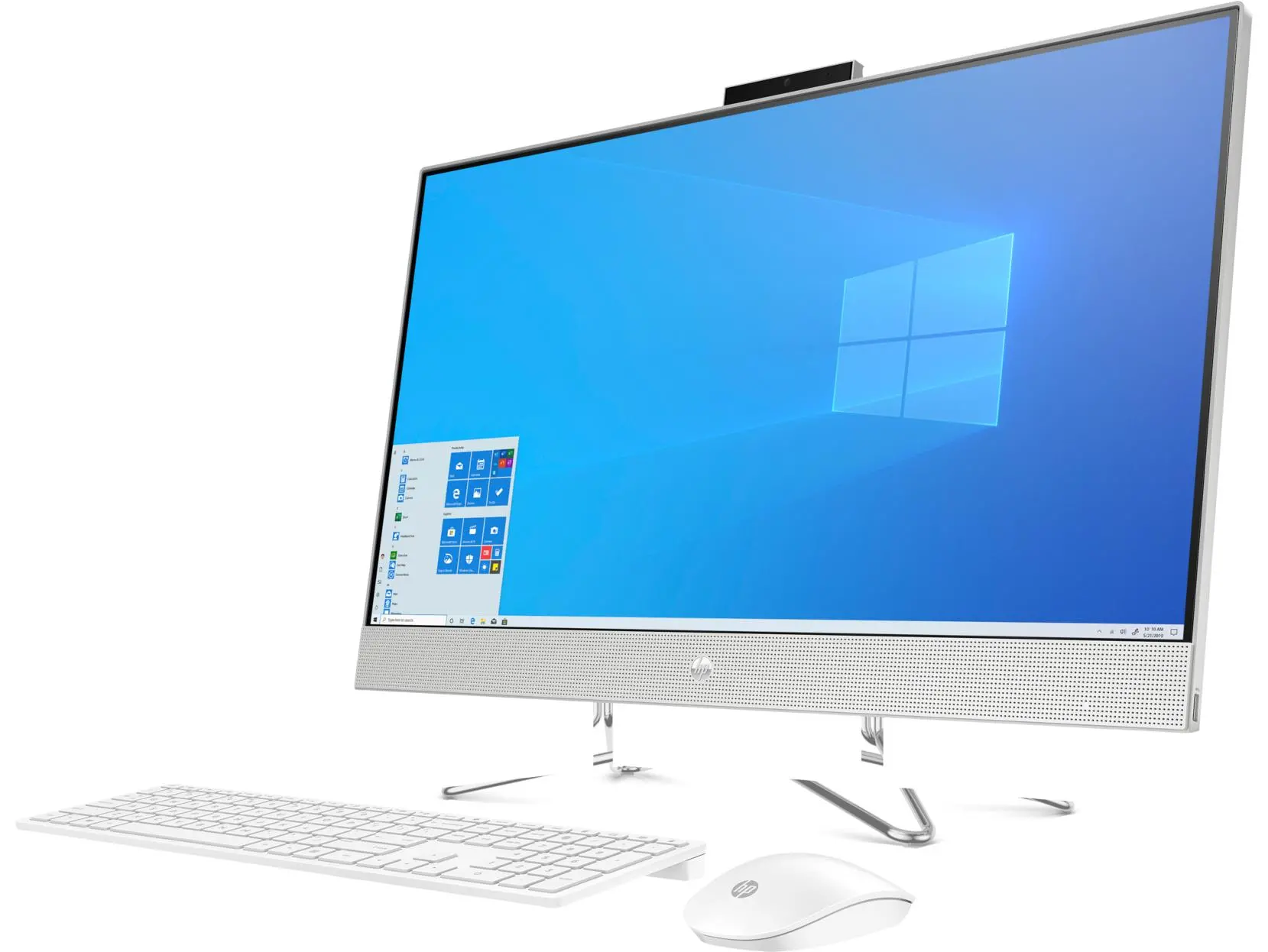 Komputer HP AiO 27-dp0122nw R5 4500U 27" 16GB RAM 512GB Dysk SSD Win11 Srebrny