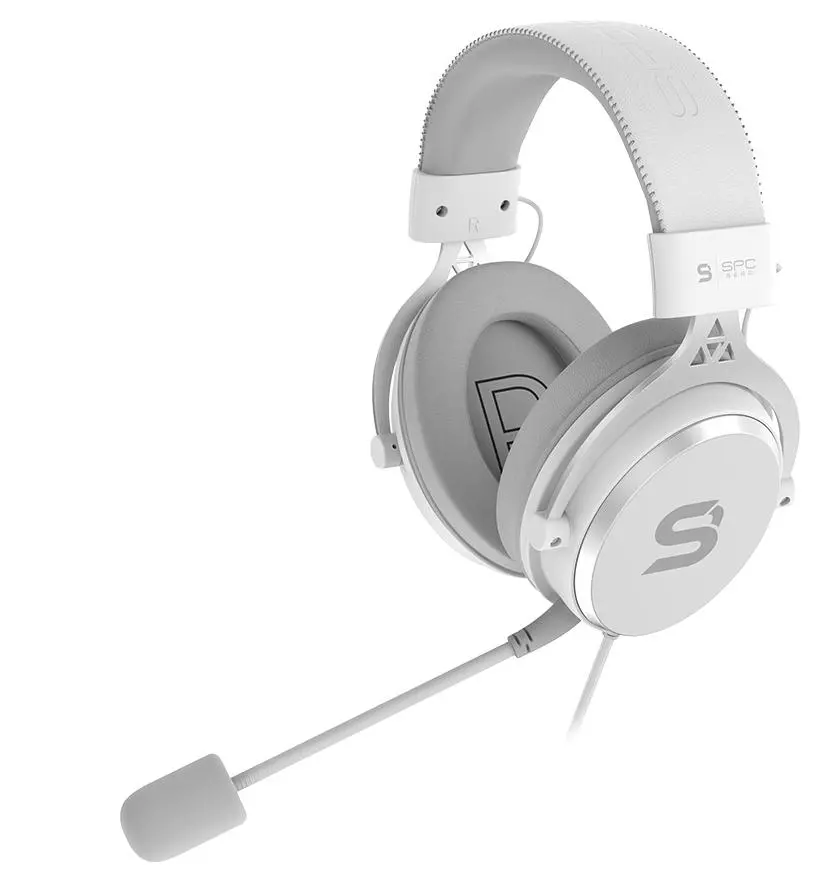 Słuchawki przewodowe z mikrofonem SPC Gear VIRO Nauszne Biały