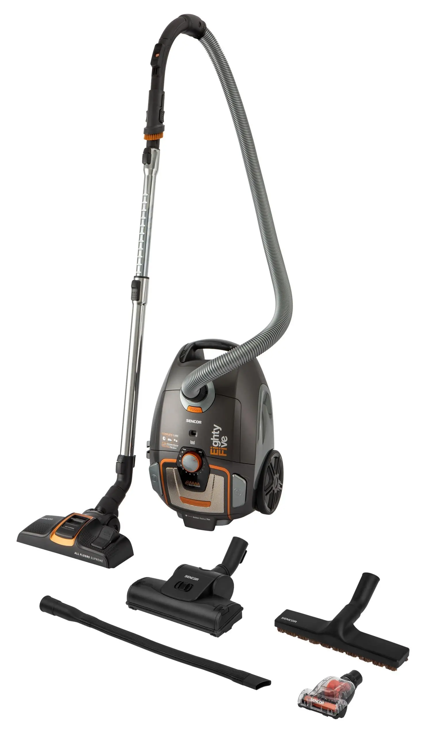 Odkurzacz Sencor SVC 8505TI  700W Turboszczotka Mini turboszczotka Ssawka do podłóg twardych