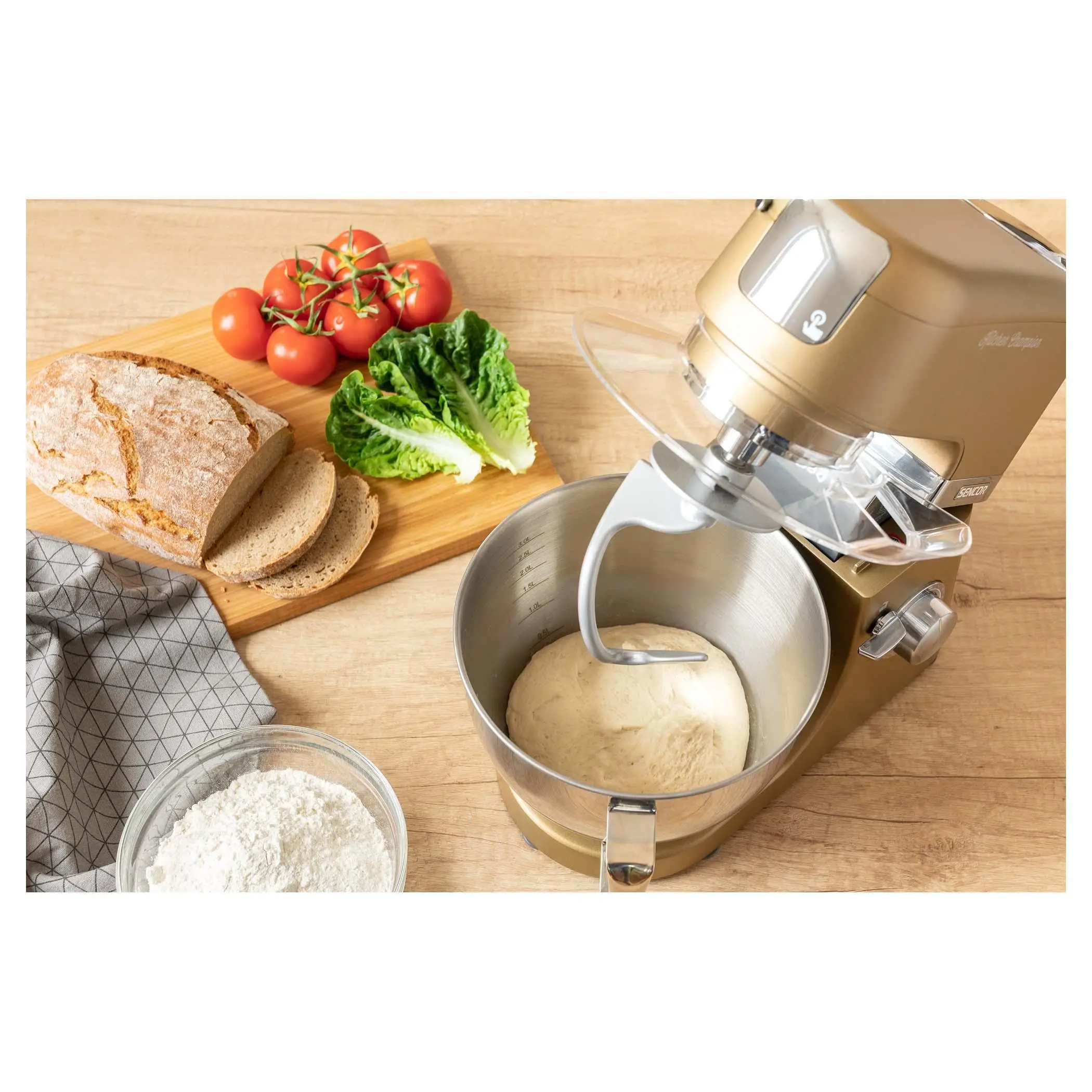 Robot planetarny Sencor STM 6377CH 1000W Maszynka do mielenia Szatkownica Blender kielichowy