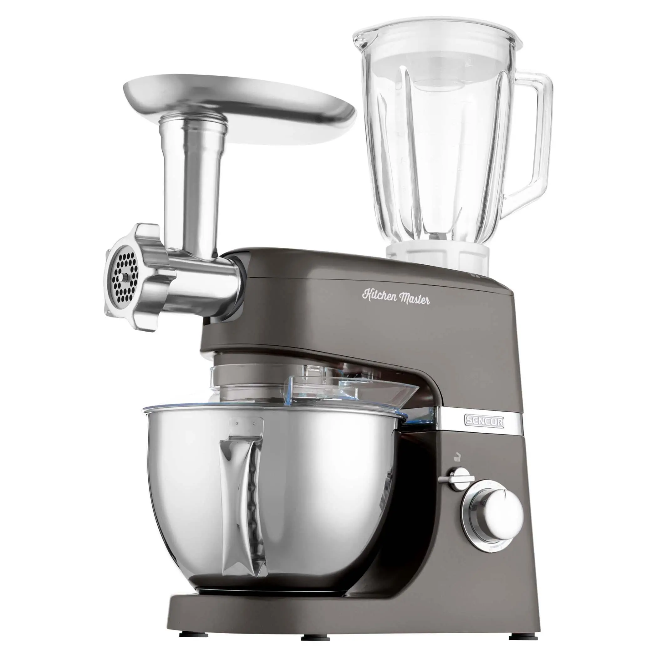 Robot planetarny Sencor STM 6378BK 1000W Maszynka do mielenia Szatkownica Blender kielichowy