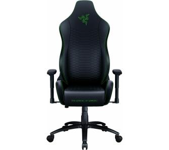 Fotel Razer Iskur X  - gamingowy - czarno-zielony - skóra ECO - do 136kg