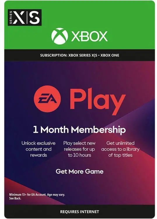 Subskrypcja EA Play (1 mc-y) [kod aktywacyjny]