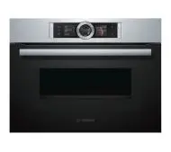 Bosch Serie 8 CMG636BS1 Termoobieg Srebrno-czarny