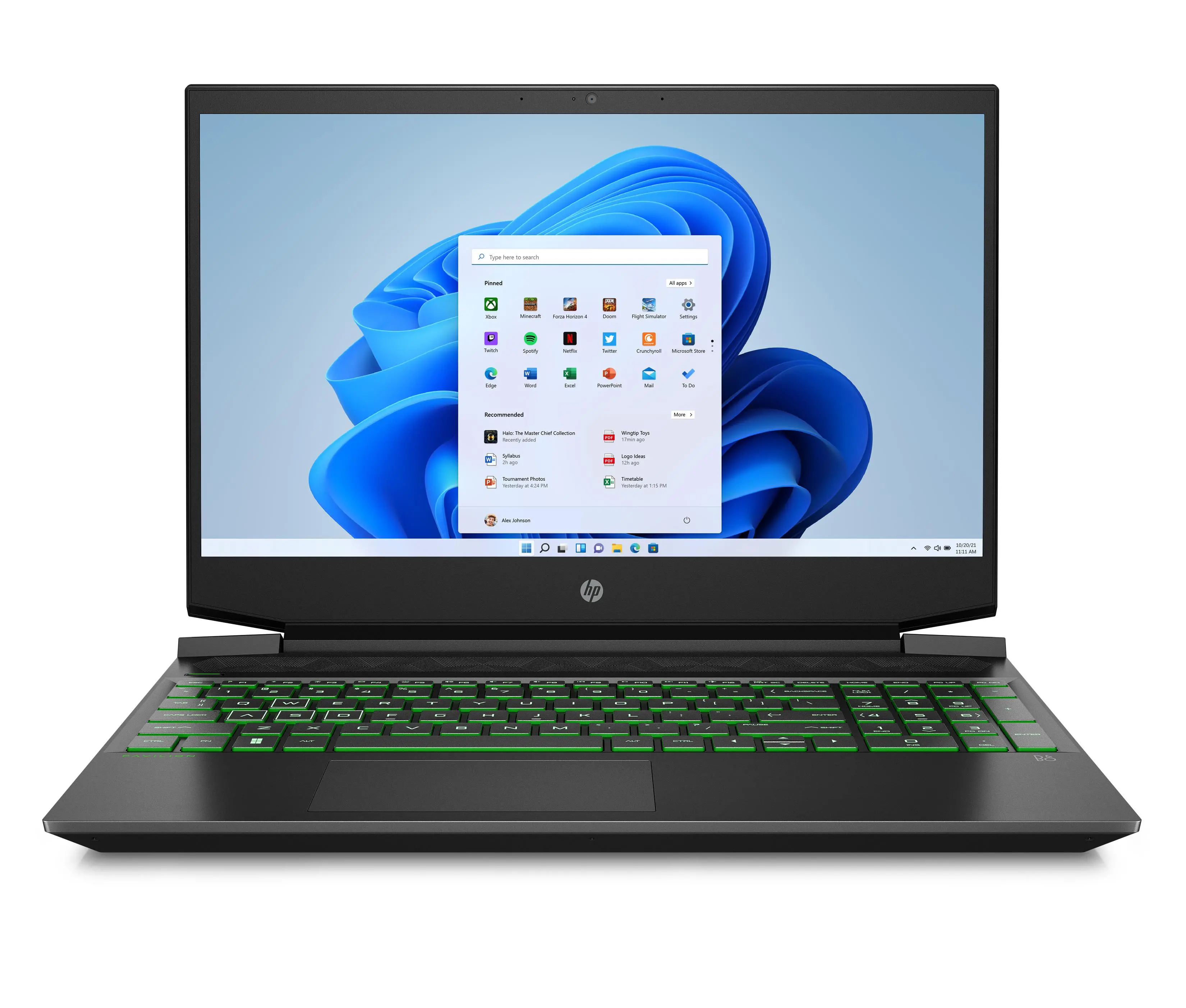 Laptop gamingowy HP Pavilion 15-ec2196nw 15,6" R5 5600H 16GB RAM 512GB Dysk SSD RTX3050 Win11 Czarny
