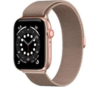 Bransoleta SwitchEasy Mesh Watch 42/44/45mm Różowo-złoty