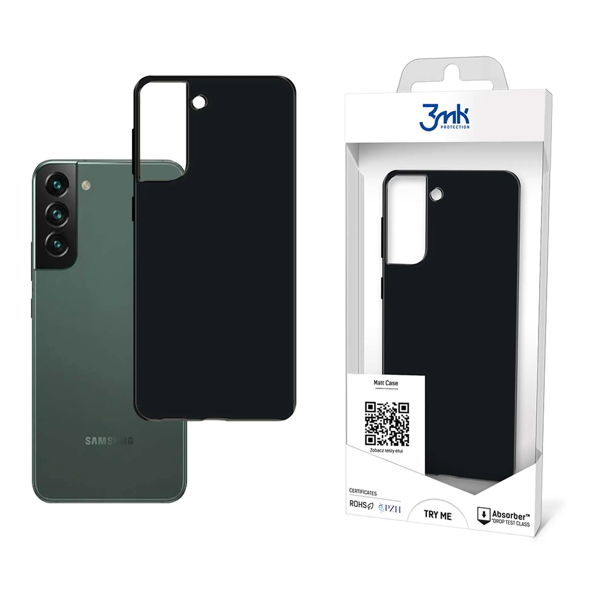Etui 3mk Matt Case do Samsung Galaxy S22+ Czarny