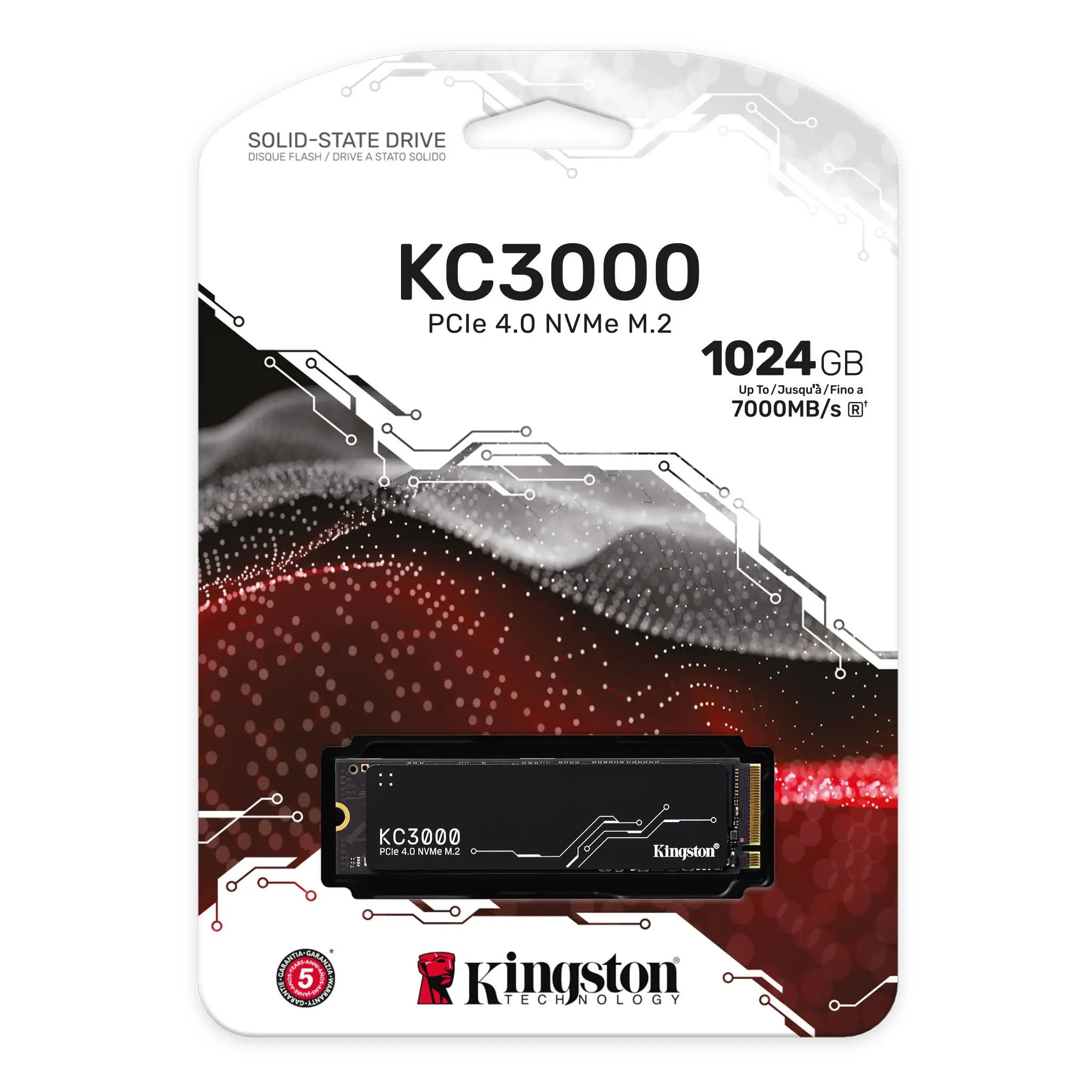 Dysk Kingston KC3000 1TB PCIe 4.0 NVMe