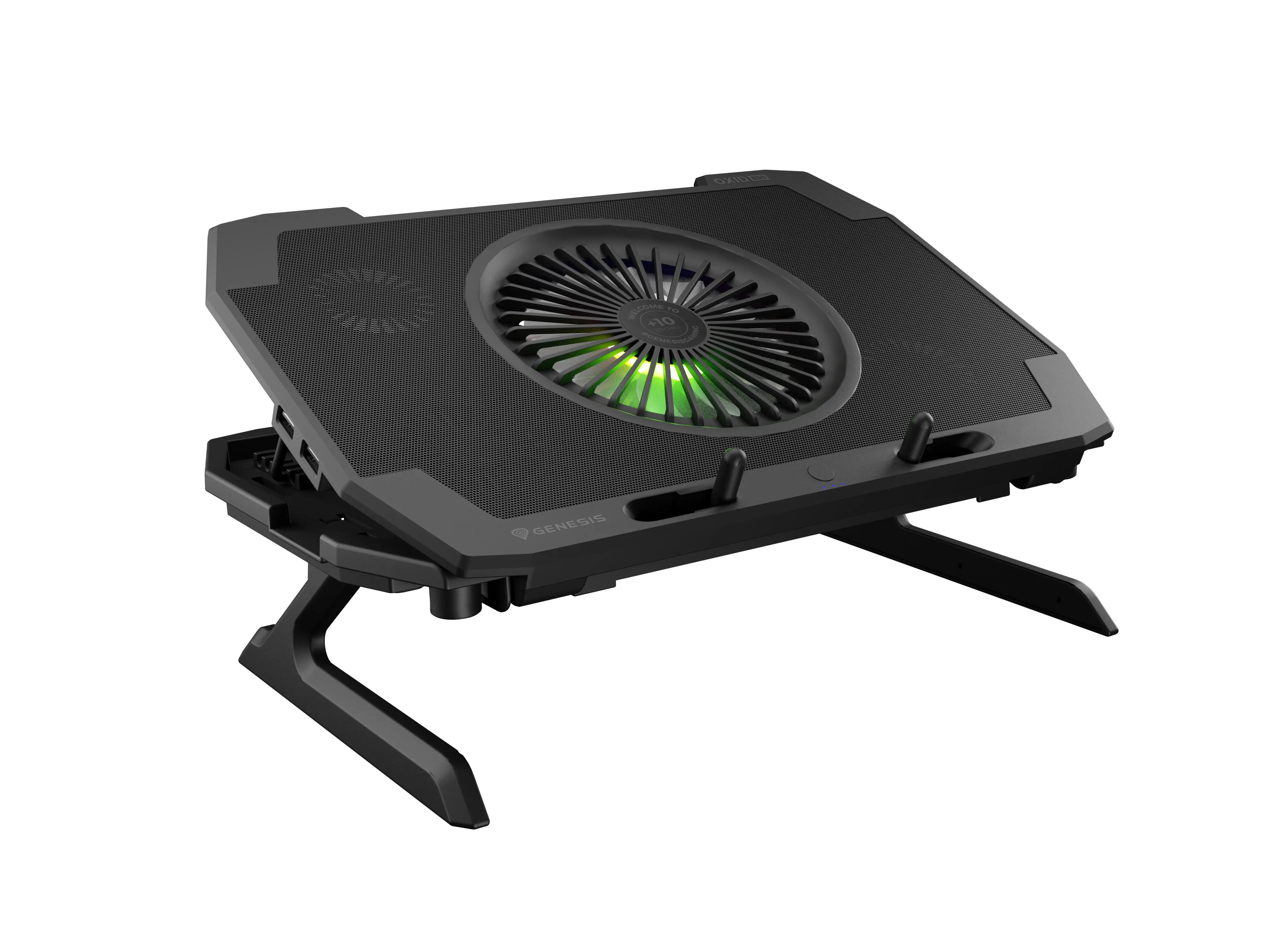 Podstawka chłodząca Genesis Oxid 850 RGB 10-17,3" Czarny