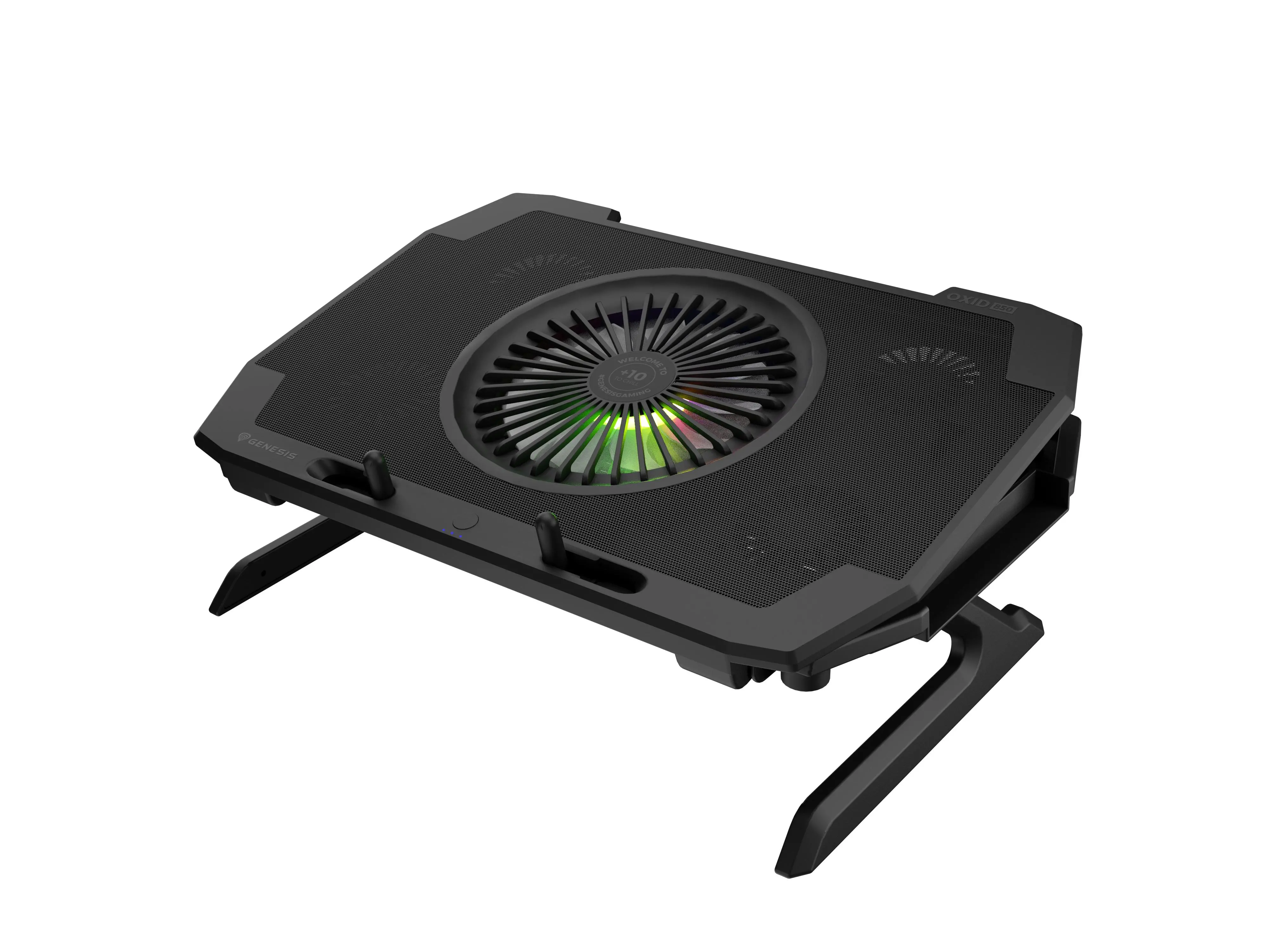 Podstawka chłodząca Genesis Oxid 850 RGB 10-17,3" Czarny