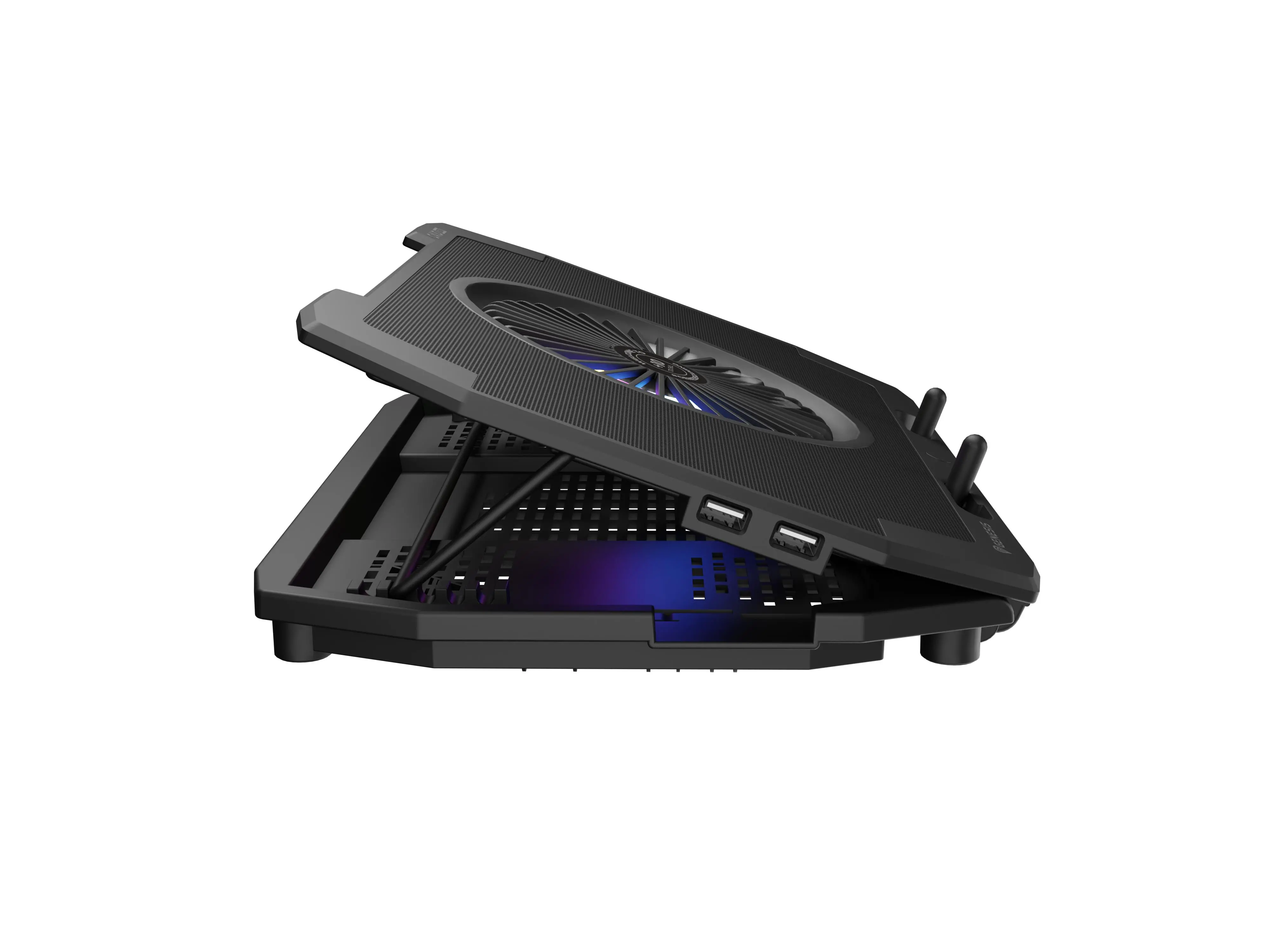 Podstawka chłodząca Genesis Oxid 850 RGB 10-17,3" Czarny