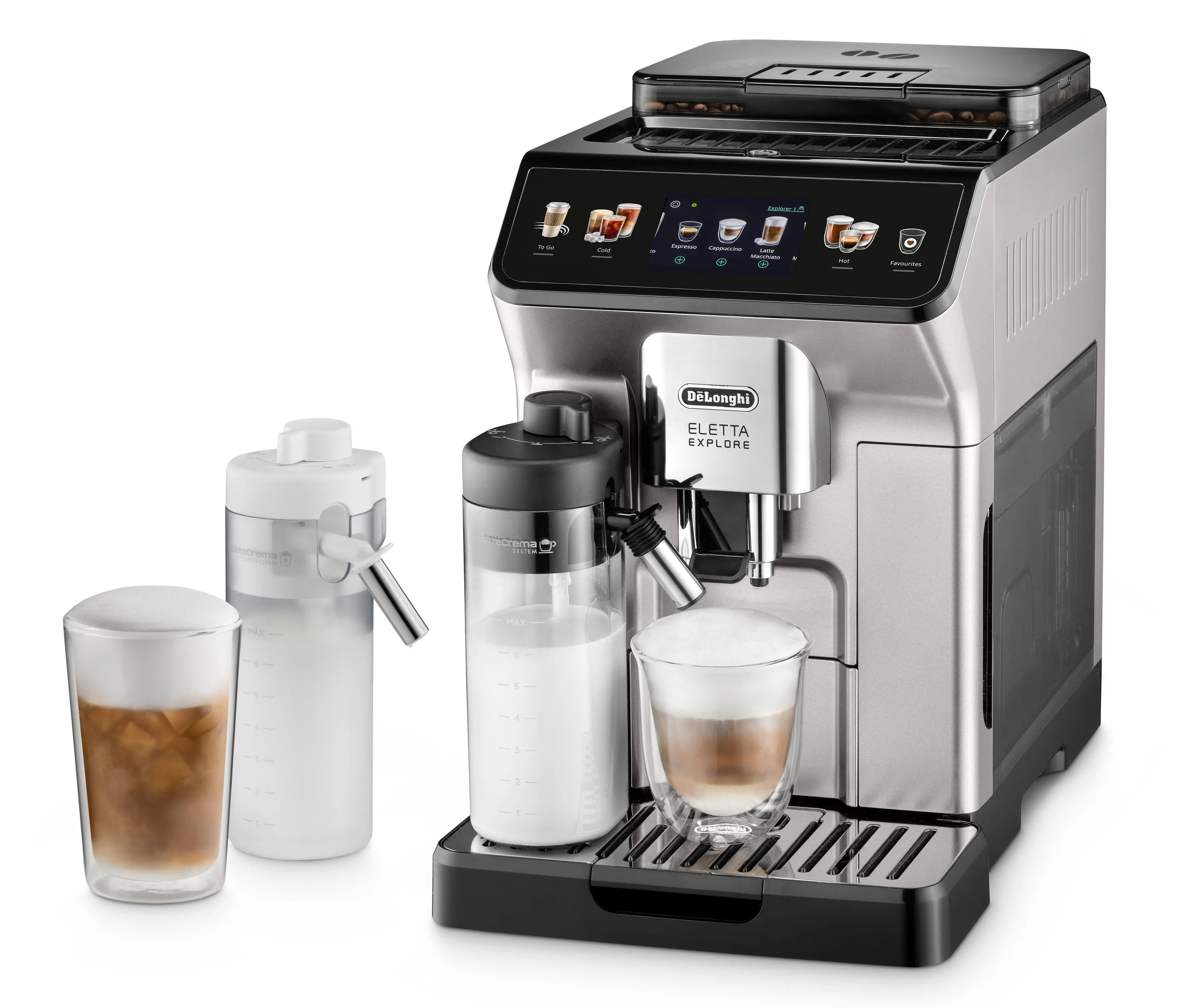 Ekspres DeLonghi Eletta Explore ECAM450.55.S Kawa mrożona